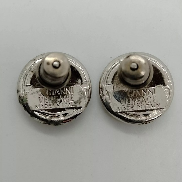 VERSACE Silver Earrings - Picture 2 of 2